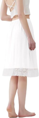 Lace Slips for Women Underskirt For Dresses lace Skirt Extender in Saudi Arabia