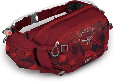 Osprey Seral 7L Unisex Biking Waist Pack with Hydraulics Reservoir, Dustmoss Green in Saudi Arabia