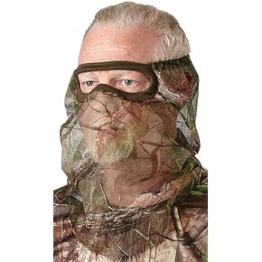 Hunters Specialties 3/4 Facemask, Realtree Edge - Hunting Breathable Mesh Mask with Adjustable Nose Piece