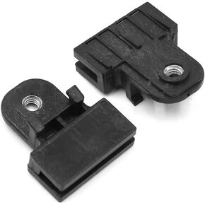 uxcell 20Pcs Black Universal Window Glass Channel Support Holder Clips 40 x 5mm Slot