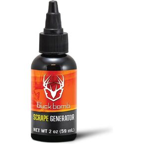 Hunters Specialties Buck Bomb Natural Scrape Generator Liquid Scent w/Wicks | Deer Buck Lure Hunting Primetime Post/Pre Rut Scent Attractant for Hunting