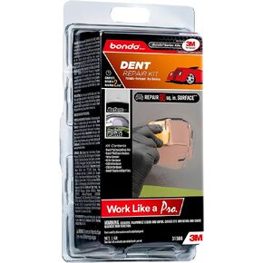 Bondo Dent Repair Kit, Paintable - Permanent - Non-Shrinking As You Complete Your Repair in Less Than Two Hours, 1 Kit (31588)