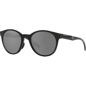 Oakley Women's OO9474 Spindrift Round Sunglasses, Matte Carbon/Prizm Sapphire Polarized, 52 mm in Saudi Arabia