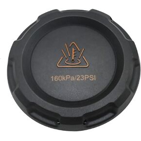 2Q0121321A 2Q0121321 3C0121321 Radiator Expansion Tank Coolant Reservoir Cap Cover Replacement for Audi Skoda Seat Porsche Black Antifreeze Cap, 160KPa/23PSI