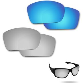 Anti-Saltwater Lenses Replacement for Oakley Big Taco Sunglasses 2 Pair Packed