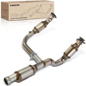 A-Premium Catalytic Converter Kit Direct-Fit Compatible with Chevy & GMC - Avalanche, Silverado 1500, Suburban, Tahoe, Sierra 1500, Yukon, Yukon XL 1500-09-14-4.3L 4.8L 5.3L 6.0L - EPA Compliant