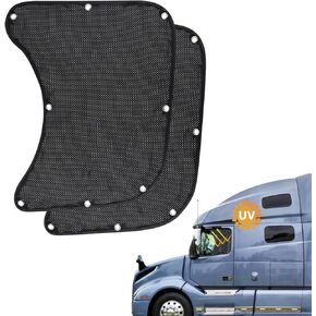 Side Window Sun Shade for Semi Truck, Interior UV Protection Truck Windows Shades RV Semi Truck Accessories Compatible with Volvo VNL, International Trucks, Freightliner (2 PCS) in Kuwait