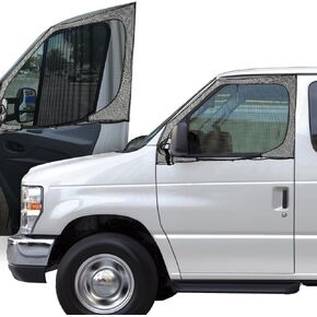 Magnetic Screen for Front Doors(Pair), Stop from Entering the Car Compartment, Universal Size fits Sprinter, Metris, Ford Transit and Other Vans and Cars