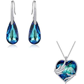 EleQueen Austrian Crystals Jewelry Valentine's Day Gifts for Women Girls