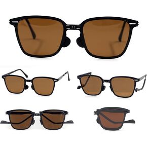 Square Sunglasses Women folding sunglasses polarized Retro Classic Shades UV400 Protection polarized sunglasses men