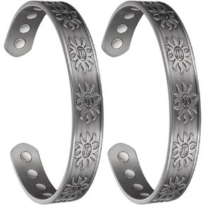 Copper Bracelets for Women, Adjustable Cuff Bangles, Copper Magnetic Bracelets Brazaletes for Men
