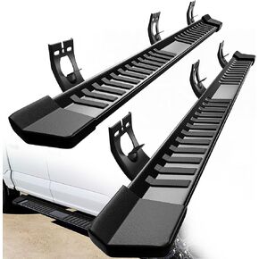 YITAMOTOR 6 Inches Running Boards Compatible with 2009-2018 Dodge Ram 1500 Crew Cab, 2019-2024 1500 Classic, 2010-2024 Ram 2500/3500 Side Steps Textured Black Nerf Bars