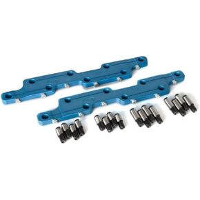 1545400 Billet Aluminum Stud Girdle with Brodix-2 Standard Stud Spacing 7/16" RockerLoc for Chevy 396-454,Blue