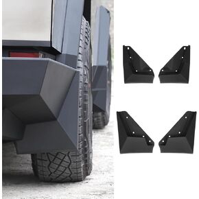 Mud Flaps Compatible with Tesla Cybertruck 2024, All Weather Fender Front & Rear Mud Grards 4PCS No Drilling Required Splash Guards for Cybertruck Accessories