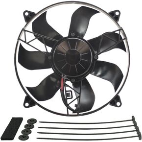 Derale 16918 12" Diameter H.O. Extreme Electric Fan , Black