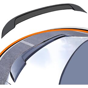 Rear Spoiler Wing Compatible with Honda Accord 2023 2024 11th Gen Accord Rear Trunk Spoiler,Glossy Black