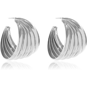 Chunky Hoop Earrings For Women Thick Open Small Resin Hoops For Girls Lightweight Colorful Earrings 2023 Summer Earrings For Teen Girls