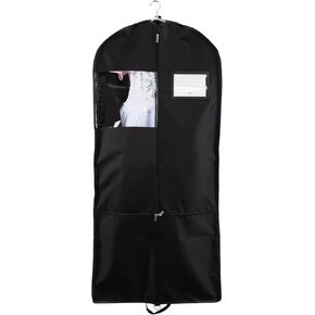 52-Inch Garment Bag for Travel & Storage - Suit and Dress Carrier with 2 Pockets and Carry Handles - Garment Covers Bags Perfect for Business Trips, Vacations, and Wedding