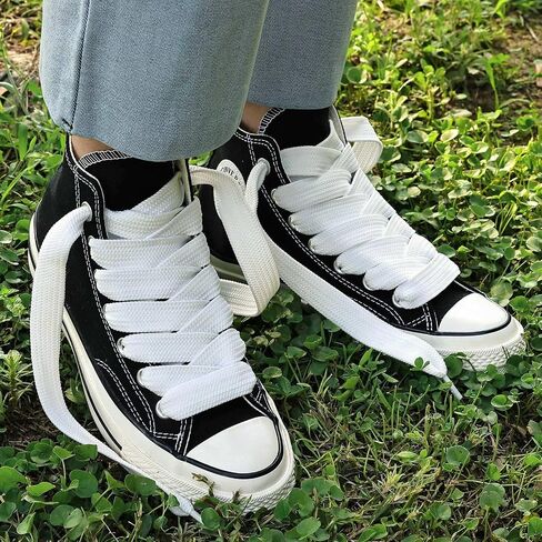 Booyckiy 2 Pairs 3/4'' Fat Laces for Sneakers, 36''-63''Length Jumbo Thick Shoe Laces Replacement Laces in Saudi Arabia
