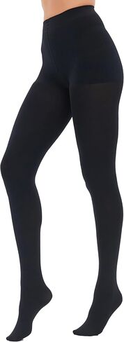 Women's 100D Run Resistant Control Top Opaque Tights High Waist Pantyhose Soft & Elastic in Kuwait