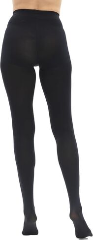 Women's 100D Run Resistant Control Top Opaque Tights High Waist Pantyhose Soft & Elastic in Kuwait