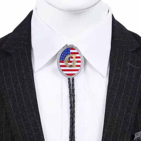 Bolo Tie Black for Men Women Western Cowboy Round Shaped Leather Necktie Bolo Tie Halloween Christmas Gifts in Saudi Arabia