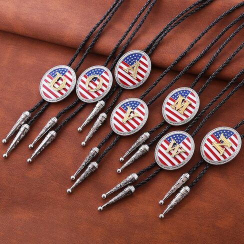 Bolo Tie Black for Men Women Western Cowboy Round Shaped Leather Necktie Bolo Tie Halloween Christmas Gifts in Saudi Arabia