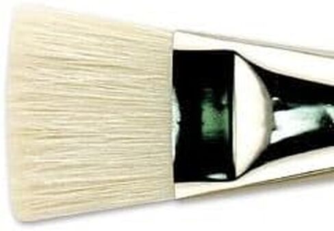 Creative Mark Mural Large Artist Brushes - Natural Hog Bristle Brushes for Acrylic & Watercolor Paint - Filbert # 30 in Saudi Arabia