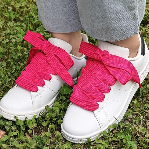 Booyckiy 2 Pairs 3/4'' Fat Laces for Sneakers, 36''-63''Length Jumbo Thick Shoe Laces Replacement Laces in Saudi Arabia