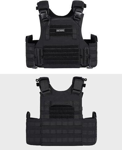 OneTigris FYR Tactical Vest, Quick Release Vest Adult Adjustable MOLLE Vest with 32-45 inch Removable Cummerbund in Saudi Arabia
