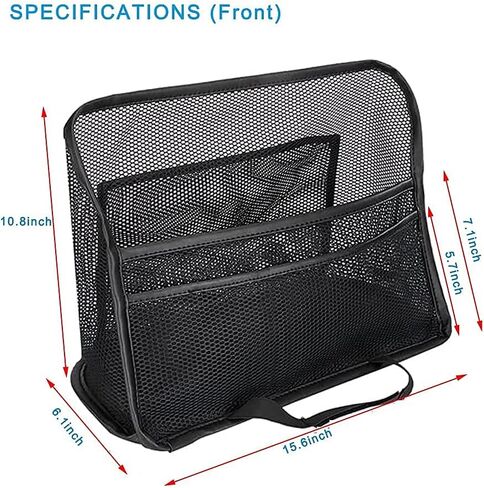 Car Net Pocket Handbag Holder Between Front Seats,Car Mesh Handbag Holder Car Front Seat Storage Organizer Car Purse Holder for Phone Documents keys,Barrier of Backseat Kids Pet in Saudi Arabia