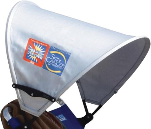 Rio Beach MyCanopy Personal Chair Sun Shade with Total Sun Block, Grey in Saudi Arabia