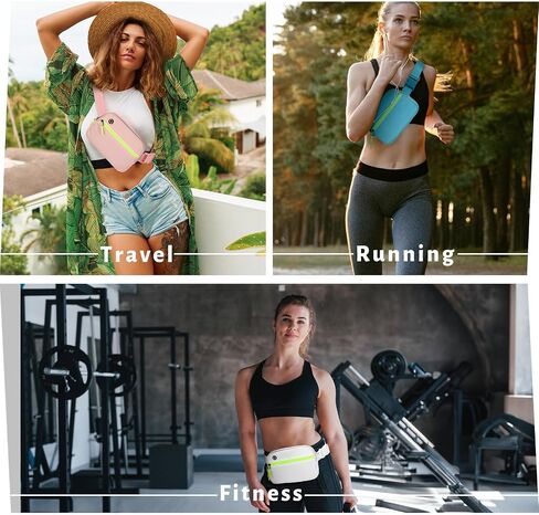 Belt Bag for Women Crossbody Fashion Waist Packs with Adjustable Strap, Waterproof Fanny Packs for Running Hiking Cycling Traveling in Saudi Arabia