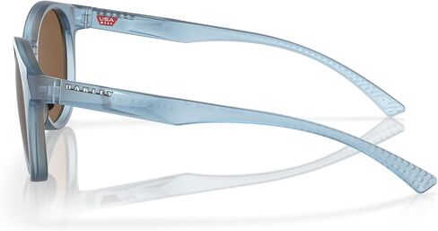 Oakley Women's OO9474 Spindrift Round Sunglasses, Matte Carbon/Prizm Sapphire Polarized, 52 mm in Kuwait