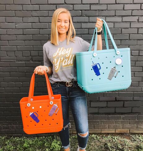 4 PCS Charms for Bogg Bags, Bogg Bag Accessories Set, Compatible with Rubber Beach Bag Tote Handbag Decoration, Compatible with Various Bogg Bag Sizes in Saudi Arabia