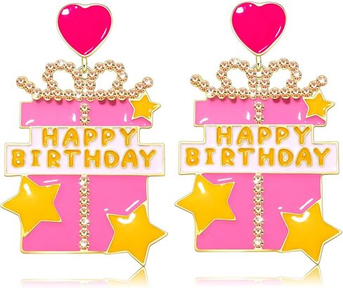 أقراط عيد ميلاد للنساء، أقراط عيد ميلاد سعيد، أقراط متدلية على شكل كعكة، أقراط على شكل زجاجة شمبانيا، أقراط قطرة لعيد الميلاد السعيد، هدايا عيد الميلاد، هدايا الحفلات in Saudi Arabia