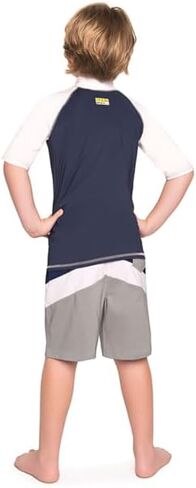 Boys' Long Sleeve Swim Set: Rashguard and Board Shorts in Saudi Arabia
