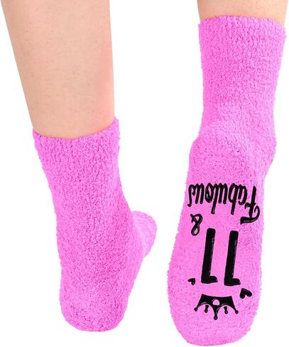 HAPPYPOP 11th Birthday Gifts Ideas for Girls - Socks for 11 Year Olds, Presents for 11 Year Old Kids, Eleven Year Old Gifts for Tween Girls in Saudi Arabia