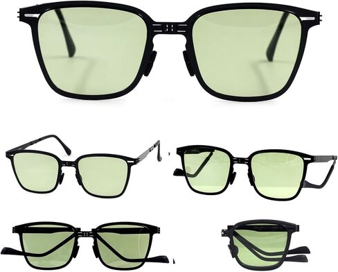 Square Sunglasses Women folding sunglasses polarized Retro Classic Shades UV400 Protection polarized sunglasses men in Kuwait