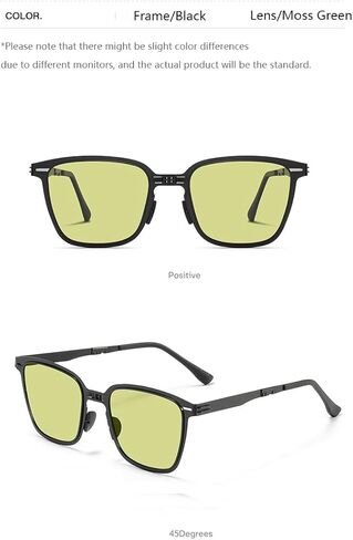 Square Sunglasses Women folding sunglasses polarized Retro Classic Shades UV400 Protection polarized sunglasses men in Kuwait