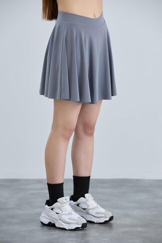 Women's Athletic Skirts with Shorts- Athletic High-Waist Pleated Skater-Tennis-Golf Skirt with Built-in Shorts in Saudi Arabia