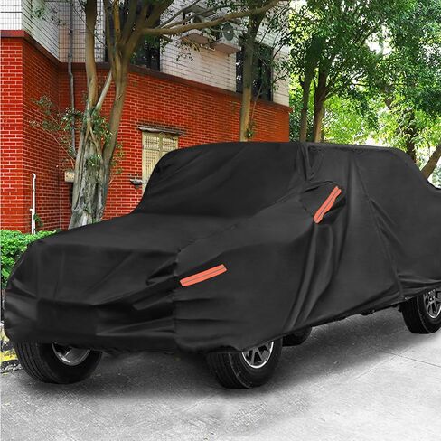 X AUTOHAUX غطاء سيارة للشاحنة لسيارة جيب جلاديتور JT 2020-2024 خارجي مقاوم للماء والشمس والمطر والغبار والرياح والثلج حماية أسود in Saudi Arabia