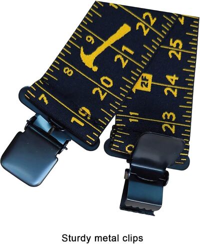 Suspenders for Men Mens Suspenders - Tirantes Para Bolsas De Construccion Tool Belt Suspenders Tape Measure Suspenders in Saudi Arabia