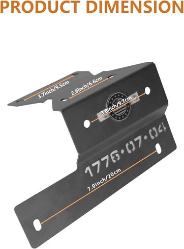 لـ Jeep Cowl Pillar Pod Light Mount على الزجاج الأمامي المكعب LED دعامات إضاءة لـ 2018-2023 Jeep Wrangler JL & Gladiator JT - زوج (لا يناسب طراز Gladiator Mojave) in Kuwait