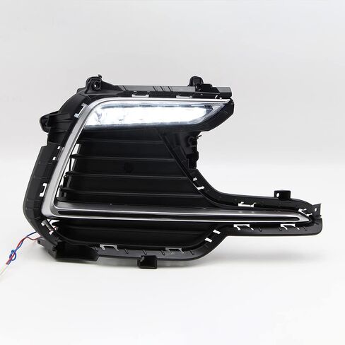 LED DRL Daytime Running Light for Hyundai Elantra Sport 2017 2018 Driving Fog Bezel Lamp Assembly with Turn Signal in Saudi Arabia