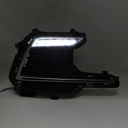 LED DRL Daytime Running Light for Hyundai Elantra Sport 2017 2018 Driving Fog Bezel Lamp Assembly with Turn Signal in Saudi Arabia