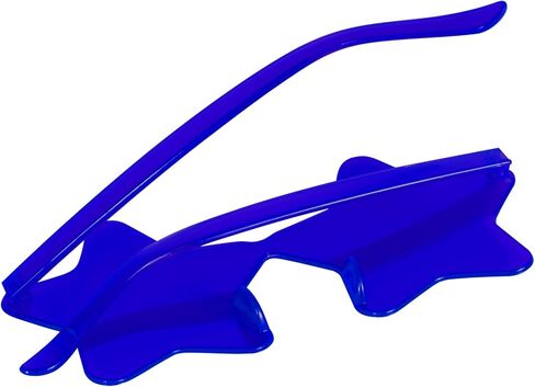 12 Pairs Star Sunglasses Pentagram Glasses Rimless Transparent Candy Color Sunglasses Bulk for Party Favor in Kuwait