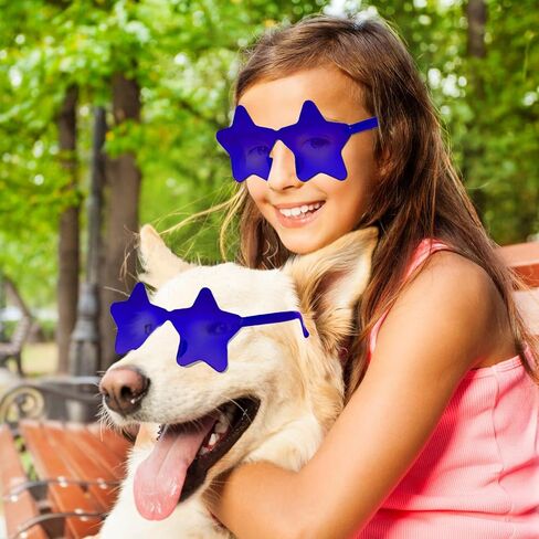 12 Pairs Star Sunglasses Pentagram Glasses Rimless Transparent Candy Color Sunglasses Bulk for Party Favor in Kuwait