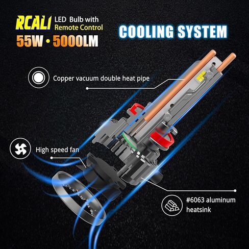 Alla Lighting التحكم عن بعد 10000Lms HB3 9005 H10 9145 Switchback LED مصابيح الضباب أو مصابيح التشغيل النهارية (DRL) مصابيح، 6000K زينون أبيض/3000K أصفر in Kuwait