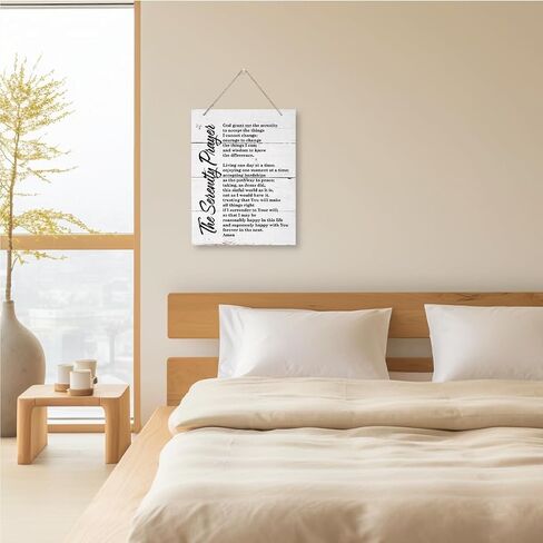 The Serenity Prayer Sign, Christian Wall Decor, Hanging Wooden Plaques Decor, Christian Wall Plaque, Decorative Wooden Wall Sign, Farmhouse Home Decor, Living Room Decor, Calm Down Corner Decor in Saudi Arabia